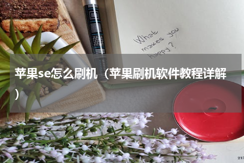 苹果se怎么刷机（苹果刷机软件教程详解）