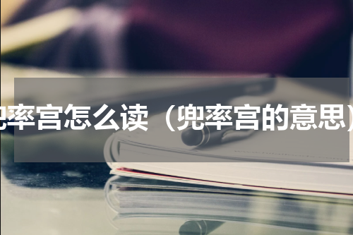 兜率宫怎么读（兜率宫的意思）