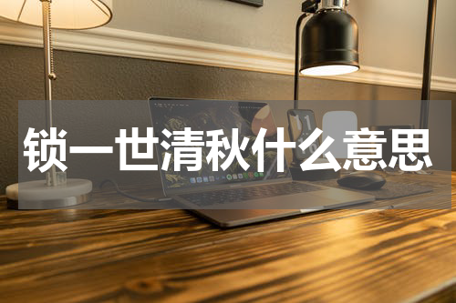 锁一世清秋什么意思