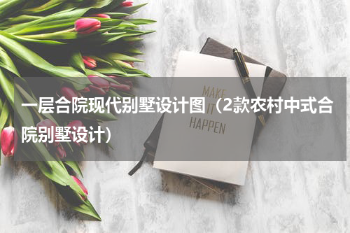 一层合院现代别墅设计图（2款农村中式合院别墅设计）
