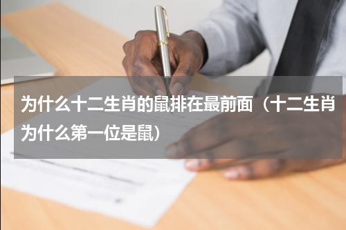 为什么十二生肖的鼠排在最前面（十二生肖为什么第一位是鼠）