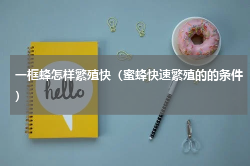 一框蜂怎样繁殖快（蜜蜂快速繁殖的的条件）