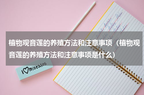 植物观音莲的养殖方法和注意事项（植物观音莲的养殖方法和注意事项是什么）