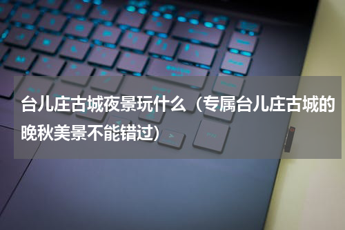 台儿庄古城夜景玩什么（专属台儿庄古城的晚秋美景不能错过）