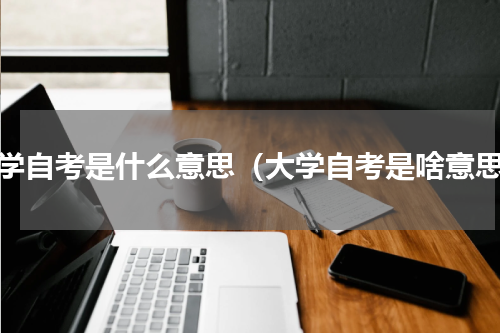 大学自考是什么意思（大学自考是啥意思）
