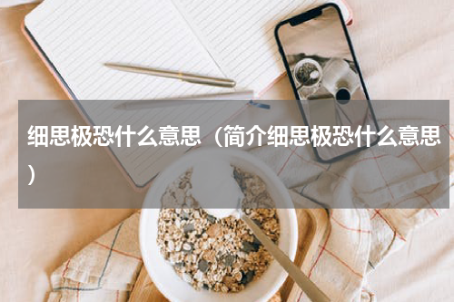 细思极恐什么意思（简介细思极恐什么意思）