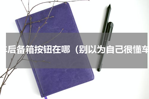 汽车后备箱按钮在哪（别以为自己很懂车）