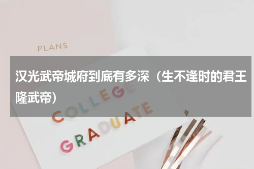 汉光武帝城府到底有多深（生不逢时的君王隆武帝）