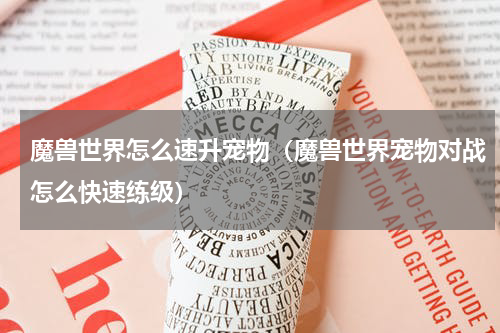 魔兽世界怎么速升宠物（魔兽世界宠物对战怎么快速练级）