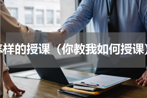 怎样的授课（你教我如何授课）