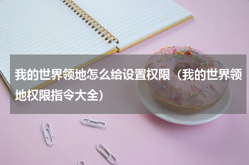 我的世界领地怎么给设置权限（我的世界领地权限指令大全）