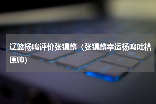 辽篮杨鸣评价张镇麟（张镇麟幸运杨鸣吐槽原帅）