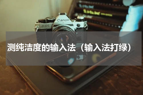 测纯洁度的输入法（输入法打绿）