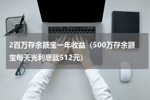 2百万存余额宝一年收益（500万存余额宝每天光利息就512元）