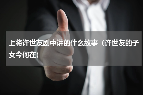 上将许世友剧中讲的什么故事（许世友的子女今何在）