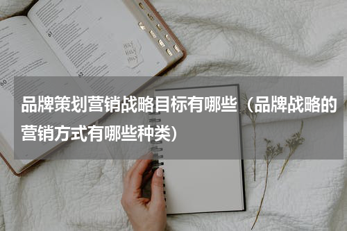 品牌策划营销战略目标有哪些（品牌战略的营销方式有哪些种类）