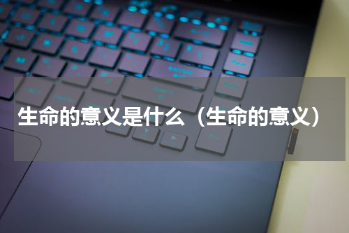 生命的意义是什么（生命的意义）
