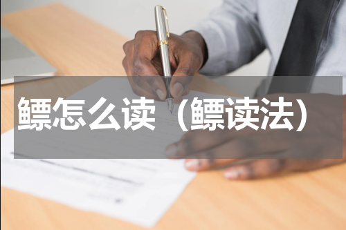 鳔怎么读（鳔读法）