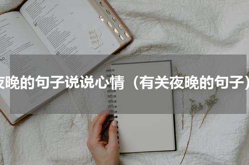 夜晚的句子说说心情（有关夜晚的句子）