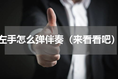 左手怎么弹伴奏（来看看吧）