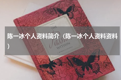 陈一冰个人资料简介（陈一冰个人资料资料）