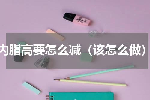 内脂高要怎么减（该怎么做）