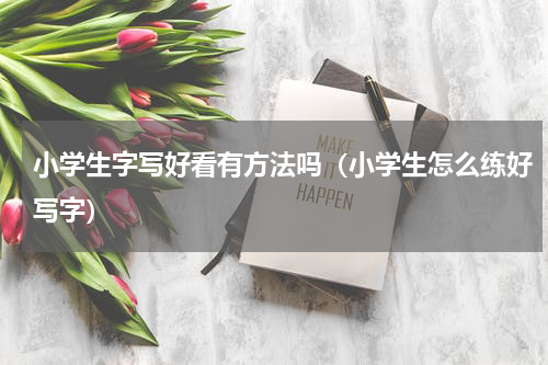 小学生字写好看有方法吗（小学生怎么练好写字）