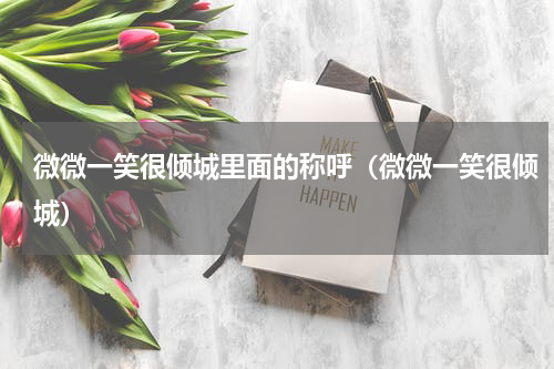 微微一笑很倾城里面的称呼（微微一笑很倾城）