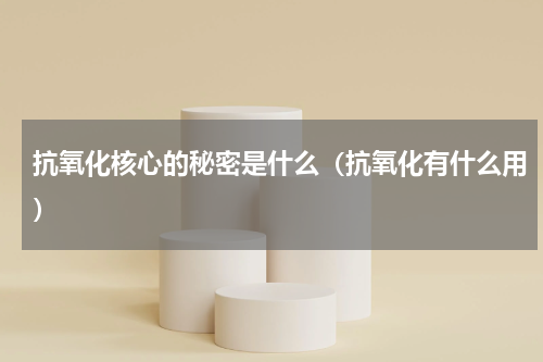 抗氧化核心的秘密是什么（抗氧化有什么用）