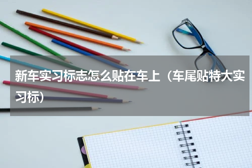 新车实习标志怎么贴在车上（车尾贴特大实习标）