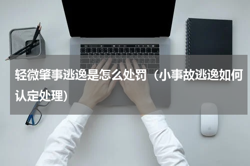 轻微肇事逃逸是怎么处罚（小事故逃逸如何认定处理）