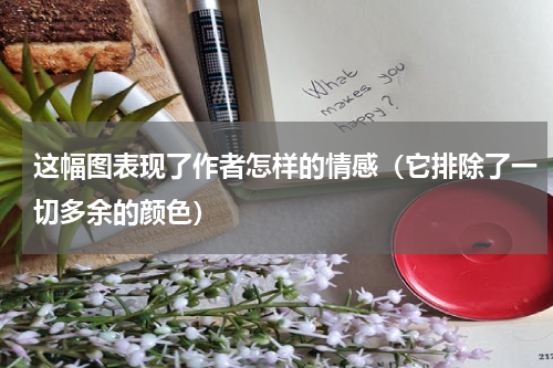 这幅图表现了作者怎样的情感（它排除了一切多余的颜色）