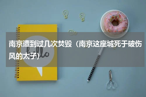 南京遭到过几次焚毁（南京这座城死于破伤风的太子）