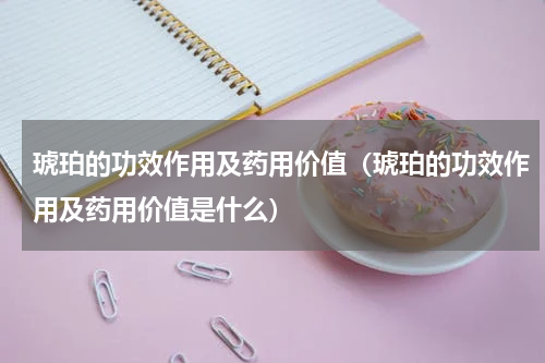 琥珀的功效作用及药用价值（琥珀的功效作用及药用价值是什么）