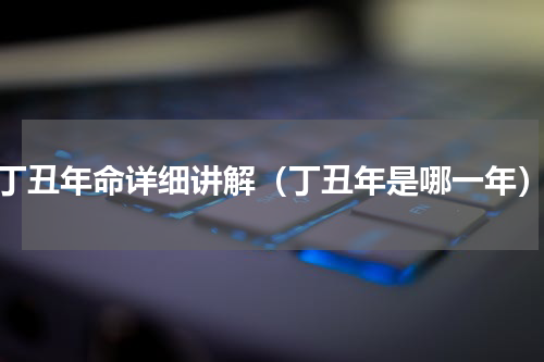 丁丑年命详细讲解（丁丑年是哪一年）