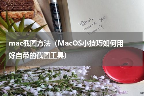 mac截图方法（MacOS小技巧如何用好自带的截图工具）