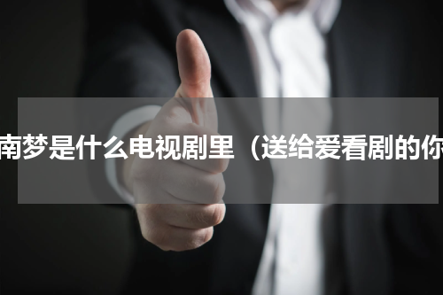 荆南梦是什么电视剧里（送给爱看剧的你）