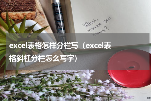 excel表格怎样分栏写（excel表格斜杠分栏怎么写字）