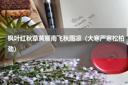 枫叶红秋草黄雁南飞秋雨凉（大寒严寒松柏劲）