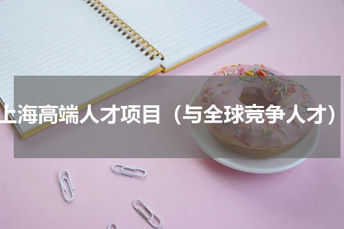 上海高端人才项目（与全球竞争人才）