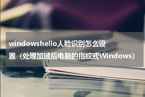 windowshello人脸识别怎么设置（处理加域后电脑的指纹或Windows）