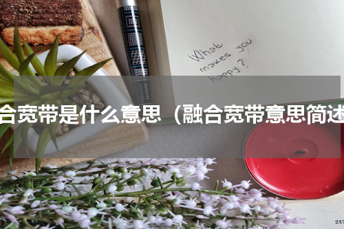 融合宽带是什么意思（融合宽带意思简述）