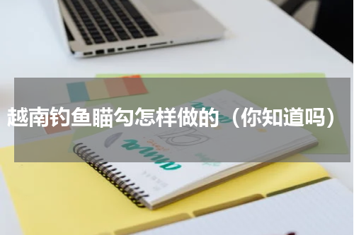 越南钓鱼瞄勾怎样做的（你知道吗）