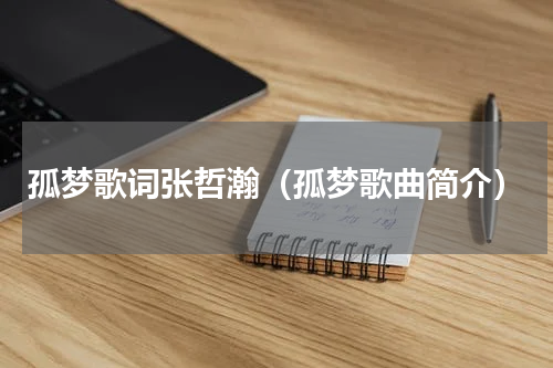 孤梦歌词张哲瀚（孤梦歌曲简介）