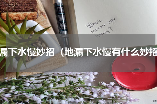 地漏下水慢妙招（地漏下水慢有什么妙招）