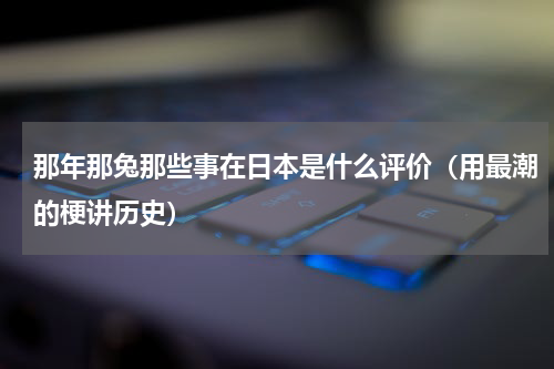 那年那兔那些事在日本是什么评价（用最潮的梗讲历史）
