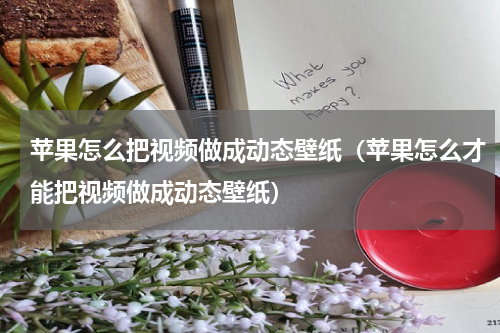 苹果怎么把视频做成动态壁纸（苹果怎么才能把视频做成动态壁纸）