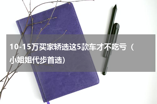 10-15万买家轿选这5款车才不吃亏（小姐姐代步首选）