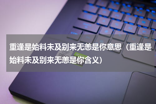 重逢是始料未及别来无恙是你意思（重逢是始料未及别来无恙是你含义）