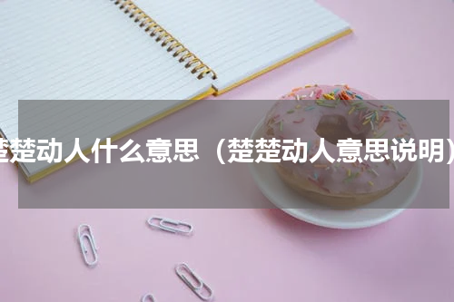 楚楚动人什么意思（楚楚动人意思说明）